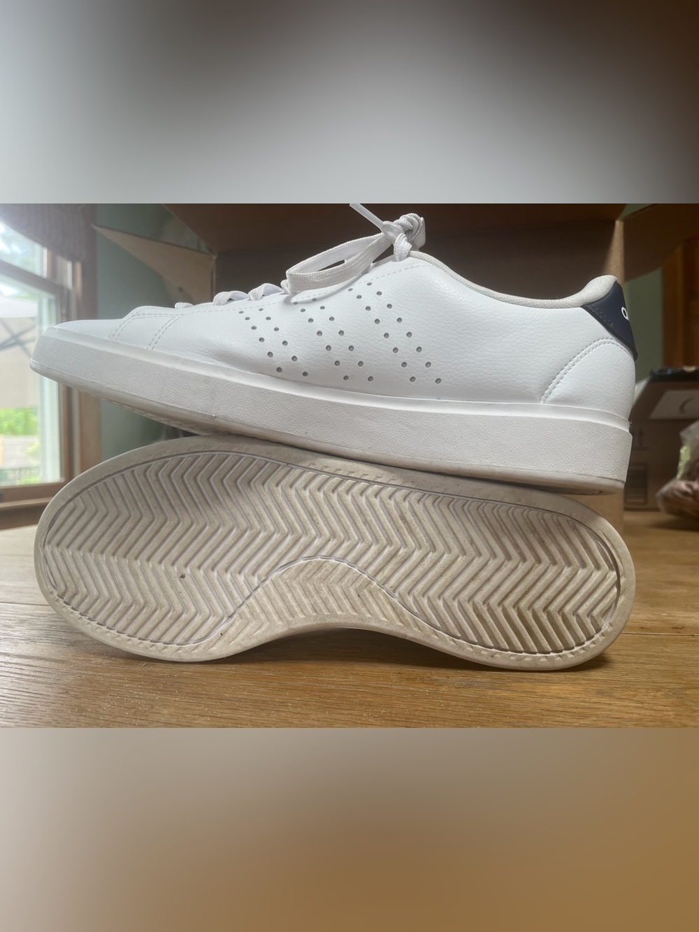 Adidas White Low-Top Sneakers